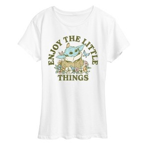 Women's - Star Wars - The Mandalorian Enjoy The Little Things Short Sleeve Graphic T-Shirt - 1 of 4