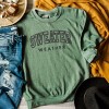 Simply Sage Market Embroidered Sweater Weather Sweatshirt - 3 of 4