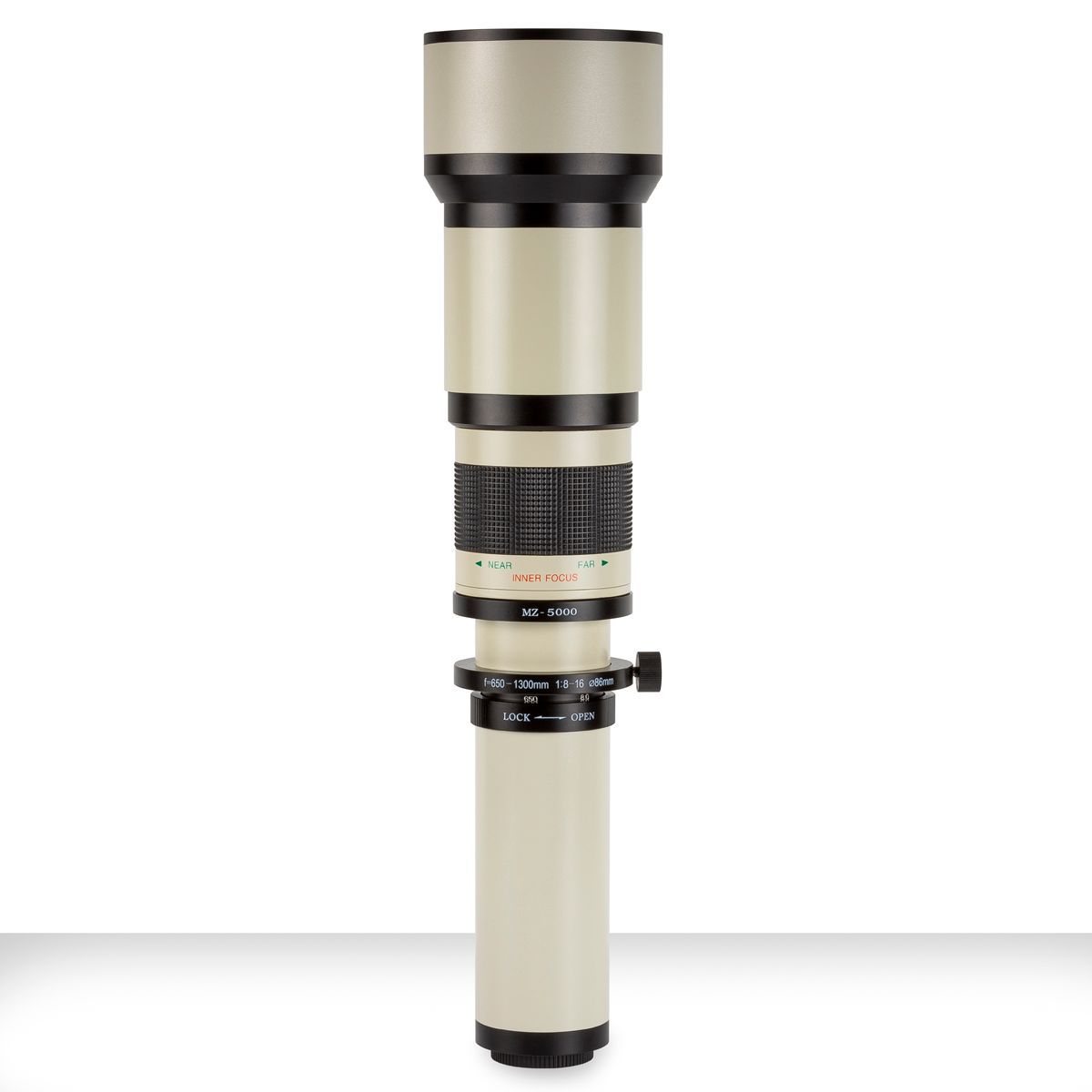 ULTIMAXX 650-1300mm Manual Zoom Lens - White - thumbnail 2