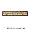 Unique Bargains Christmas Table Runner Polyester Red Green Yellow 71x14 Inch 1 Pc - 3 of 4
