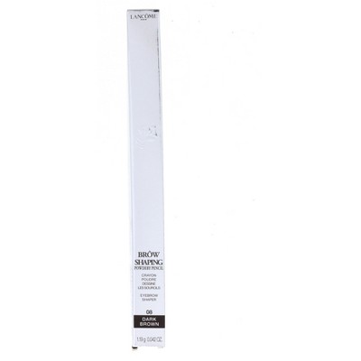 Lancome Brow Shaping Powdery Pencil, No. 08 Dark Brown, 0.042 oz
