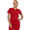 Medichic Women's Medical Scrubs Set- V-Neck with Flare Pant - 3 of 4