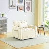 KWPZQEB 35.43" 3-in-1 Convertible Sofa Bed, Single Recliner Sofa with Armrests, Cushioned Sofa with Hight Back & Pillows, Futon Sofa for Living Room - 2 of 4