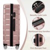 FONTOI Hardshell Luggage Set 3 Piece(20/24/28 Inch), Travel Suitcase with Spinner Wheels for Men Women, Gold, 11.3"*29.4"*19.5" - 4 of 4