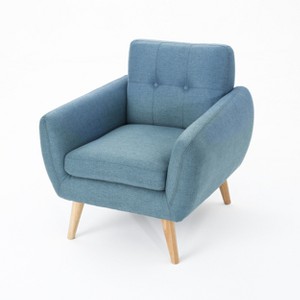 Josephine Mid Century Petite Club Chair Blue - Christopher Knight Home