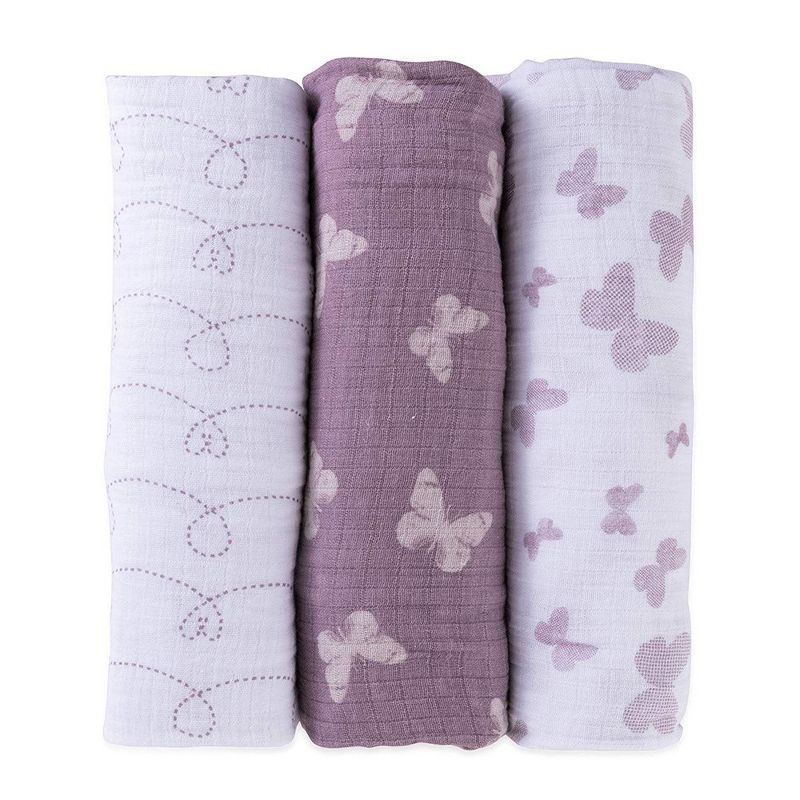 Ely's & Co. Cotton Muslin Swaddle Blanket  3 Pack, 1 of 6