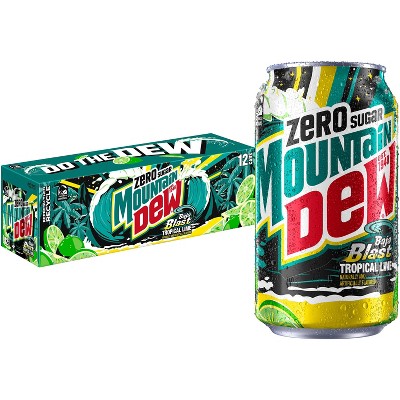 Mountain Dew Baja Blast Zero Sugar - 12pk/12 fl oz Cans