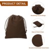 Unique Bargains Velvet Reusable Soft Jewelry Headphone Candy Drawstring Gift Bags 20 Pcs - 4 of 4