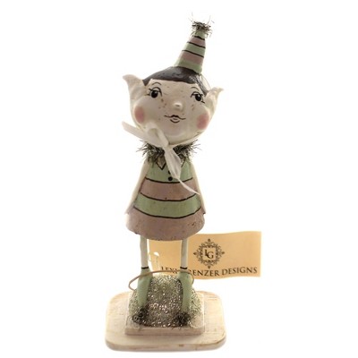 Lexi Grenzer 8.0" Tabitha The Elf Christmas Tinsel  -  Decorative Figurines