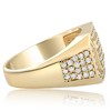 Pompeii3 1Ct Men's Diamond Ring 10k Yellow Gold - 4 of 4