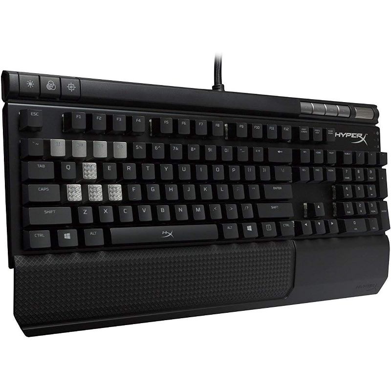 HyperX HX-KB2BL2-US/R1 Alloy Elite RGB Mechanical Clicky Cherry MX Blue Switch Gaming Keyboard Black Certified Refurbished, 4 of 5