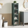 Okak Modern 3/4-Tier Bathroom Storage Cabinet,Freestanding Cabinet Storage Cabinet for Bathroom, Living Room, Bedroom & Kitchen - 2 of 4