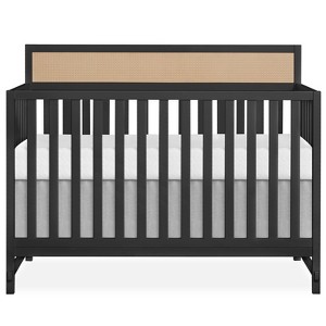 Dream On Me Kai Convertible Crib - Matte Black - 1 of 3