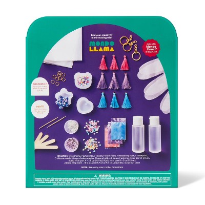 Брелоки Mondo Llama 9ct Resin Key Chain or Bag Charm Craft Kit — фото 4
