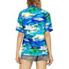 HAPPY BAY Button Down Shirt for Women Casual Beach Party Summer Short Sleeve Vacation Tops Button Up Hawaiian Shirts Blouses for Women - 2 of 4