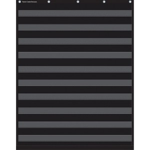 Teacher Created Resources® Black 10 Pocket Chart - 1 of 4