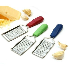 Norpro Grip-EZ Mini Stainless Steel Grater - Cheese Garlic Nutmeg - 1 of 3