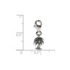 Black Bow Jewelry Sterling Silver Palm Tree Clip-on Bead Charm - 2 of 4