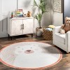 Nuloom Lenny Polal Bear Pet Friendly Machine Washable Area Rug - 2 of 4