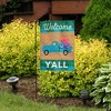 Welome Y'all Spring Burlap Garden Flag Pickup Truck 18" x 12.5" Briarwood Lane - 4 of 4