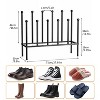 2-Tier Free-Standing Tall Boots Rack£¬Metal Shoe Racks Storage Fit for 6 Pairs Boot - 2 of 4