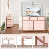 Dresser for Bedroom TV Stand for 55” TV, Entertainment Center with 10 Drawers, Storage Organizer Unit for Living Room, Closet, Entryway, Hallway - 4 of 4