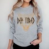 Simply Sage Market Women's Graphic Sweatshirt Def Tired Cheetah - 2 of 4