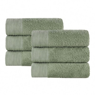 Rayon From Bamboo Cotton Blend Eco-Friendly Hypoallergenic Solid Bathroom Towel Set by Blue Nile Mills