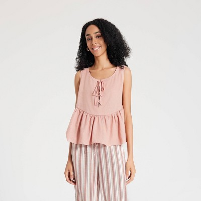 Women's Tie-Front Tank Top - Universal Thread™