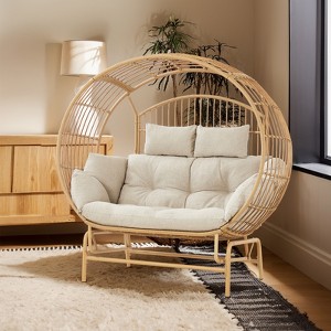 Buenhomino 2-Person Egg Chair Glider Rocking Chair - 1 of 4