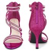 Perphy Women's Ankle Strap Rhinestone Stiletto Heels Gladiator Sandals - 2 of 4