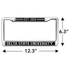 Delta State University School Logo Full Size Standard License Plate Metal Frame - 4 of 4