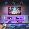 Pinmoco 70" LED TV Stand, Gaming Entertainment Center with Bookshelf & 4 Open Shelves - 2 of 4