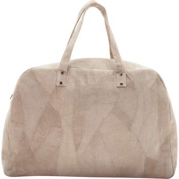 Mina Victory Handbags & Crossbody Leather Weekender 19" x 6" x 14" Purse Bag