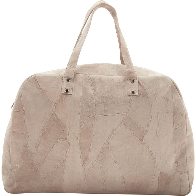 Mina Victory Handbags & Crossbody Leather Weekender 19" x 6" x 14" Purse Bag, 1 of 6