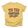Simply Sage Market Tis The Season Leopard Pumpkin Garment Dyed Tee - 2 of 4