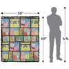 Spongebob Spongebob Tile Pattern Blanket 50"x60" Woven Tapestry - 2 of 4