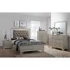 NicBex 2/5 Drawer Embossed Crocodile Patten Dresser,Chest of Drawers with Faux Crystal Diamond Pull for Bedroom,Living Room,Entryway - 4 of 4