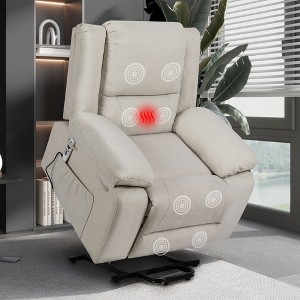 NicBex Recliner Chair Message Chair with Heating Electric Power Lift Chair with Remote Control for Elderly for Living Room - 1 of 4