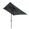 PAGED Rectangular Patio Umbrella Modern Market Umbrella with Tilt Function and Crank for Garden and Poolside, Base Not Included - 3 of 4
