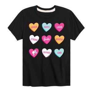 Boys' - Barbie - Barbie Candy Hearts Short Sleeve Graphic T-Shirt - 1 of 4