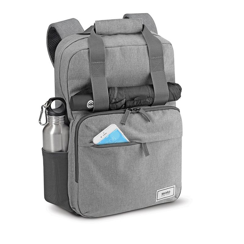 Solo New York Re:Claim Recycled Laptop 17&#34; Backpack - Gray, 5 of 10