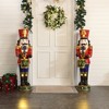 LuxenHome Lighted Nutcracker Drummer, Battery Operated Indoor/Outdoor Christmas Decor - 4 of 4