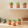 Juvale 16-Pack Terra Cotta Mini Pots with Saucers and Drainage Hole, Paintable Pottery for Succulents, Plants, Flowers, Cactus, Nursery, and Decor, 2" - 4 of 4