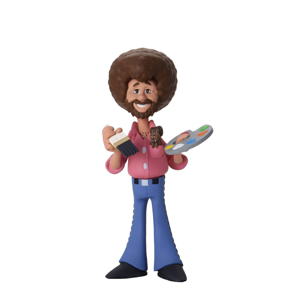 Photos - Action Figures / Transformers NECA Bob Ross - 6" Scale Action Figure - Toony Classics Bob Ross with Peapod 