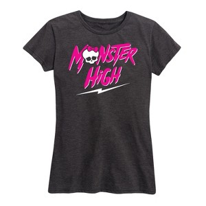 Women's - Monster High - Monster High Lightning Logo Short Sleeve Graphic T-Shirt - 1 of 4
