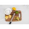 15" x 10" Acacia Cutting Board with Cut Out Handle - Lipper International - image 3 of 4