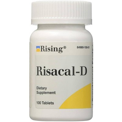 Rising Risacal-D Dietary Supplement, 100 Tablets