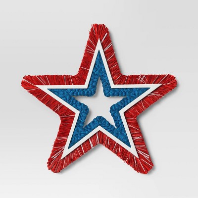 Woven Star 4th of July Wreath - Sun Squad™