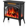 Bestier Electric Fireplace Heater, 23in Freestanding Fireplace Stove with Realistic Flame Effect, Remote & Overheat Protection, Black - 4 of 4